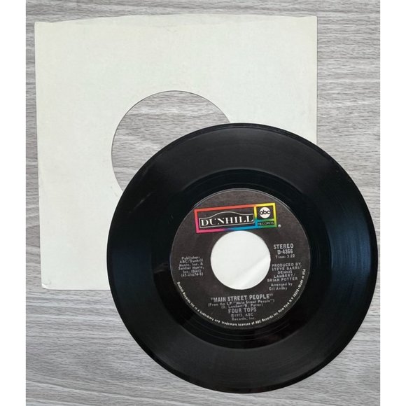 The Four Tops Sweet Understanding Love / Main Street People 45 Record Soul Funk - Picture 4 of 4